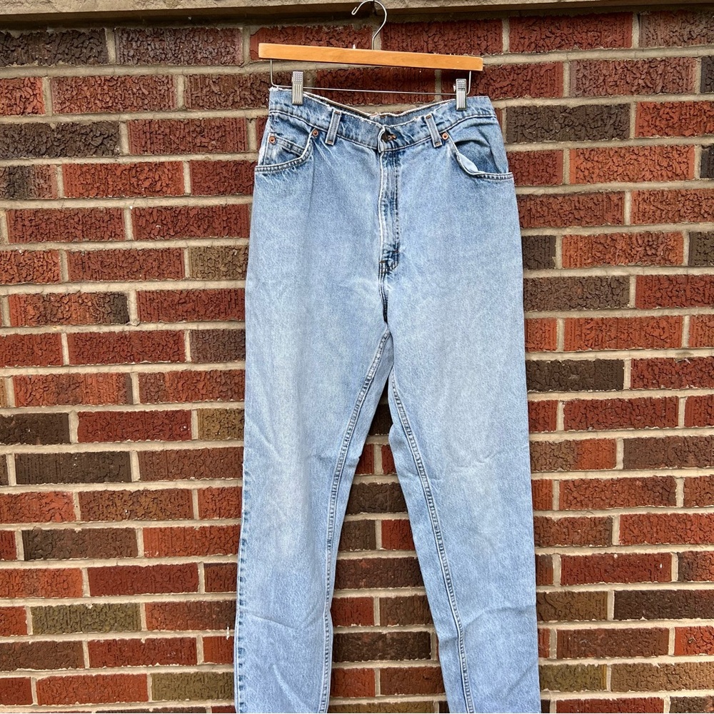 Levi’s Light Blue Washed High Rise Straight Fit Vintage Denim Jeans
